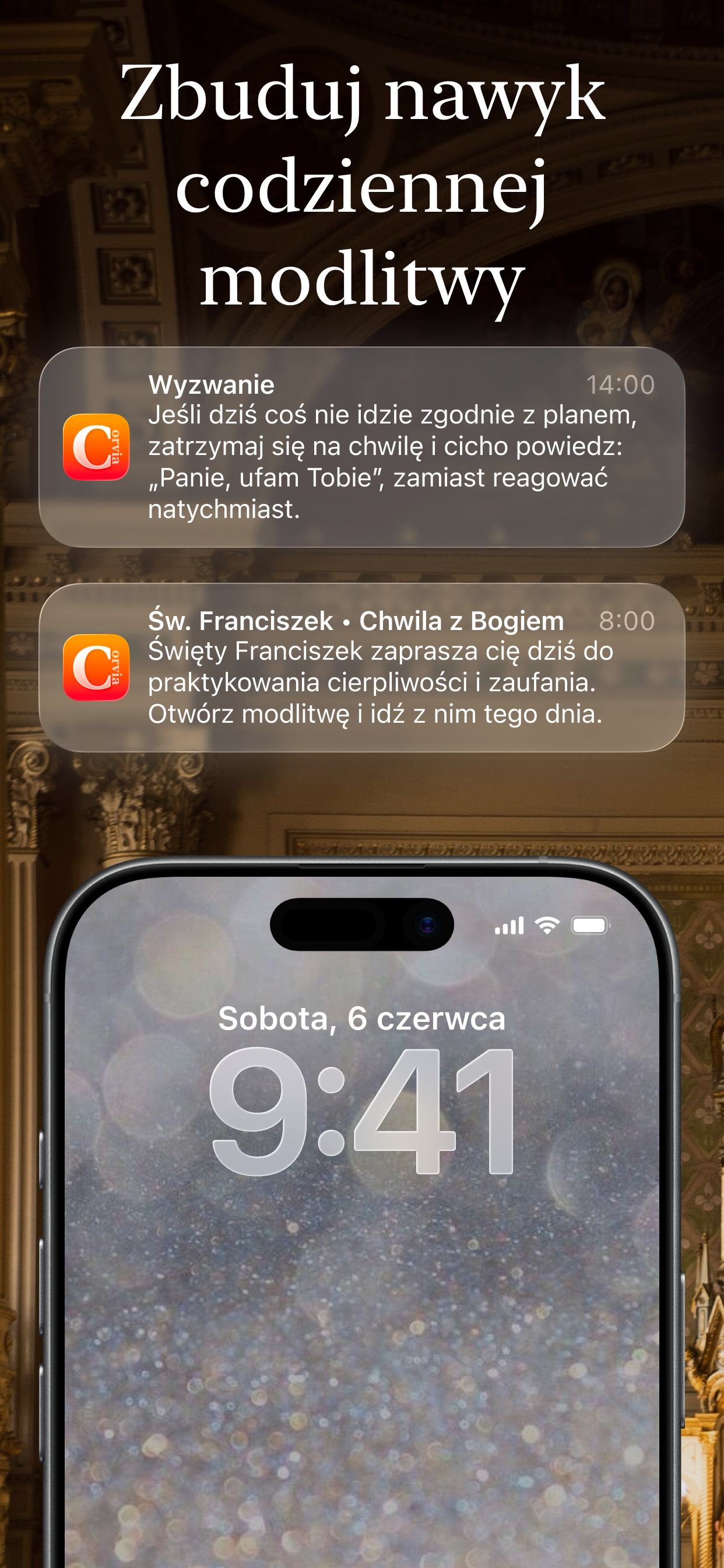 Czytanie pokrzepiającego tekstu duchowego, medytacja nad psalmami o Jezusie